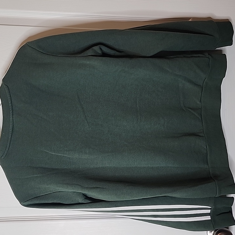 Adidas Women's Essentials 3-Stripe Fleece Sweatshirt, Medium - Picture 2 of 8
